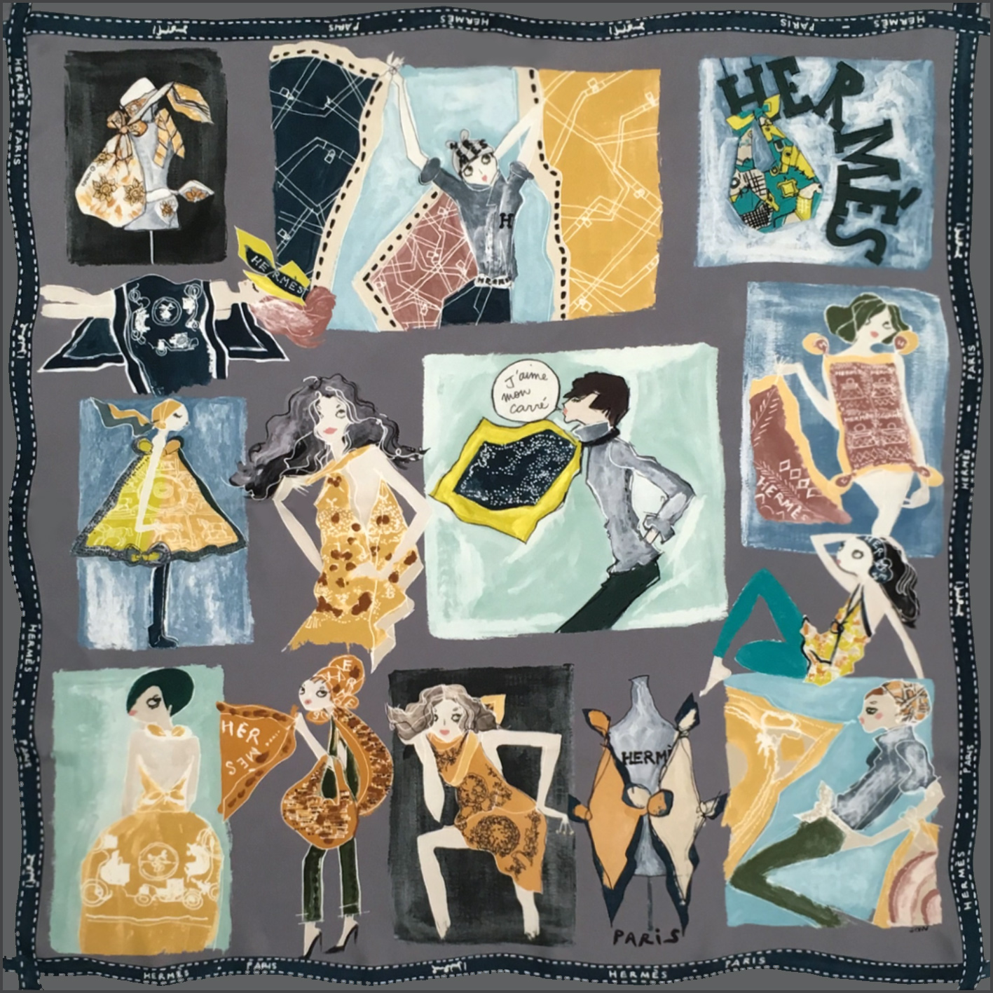 チュニック　スカーフ