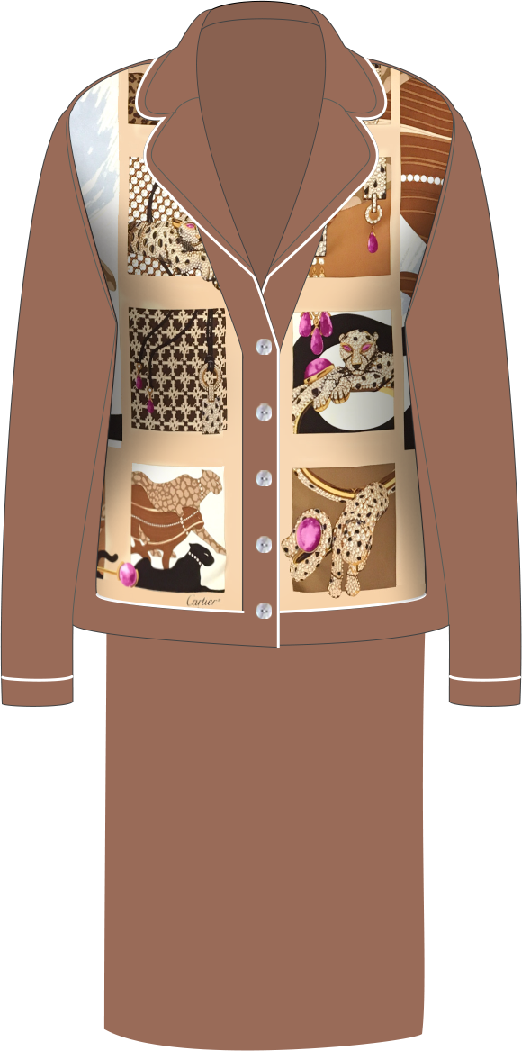 テーラード　カーディガン