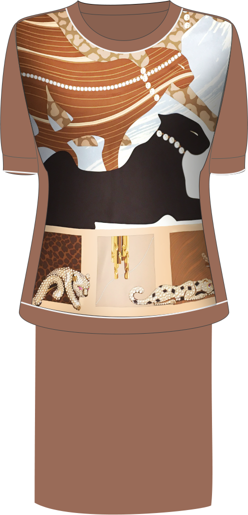 テーラード　セーター