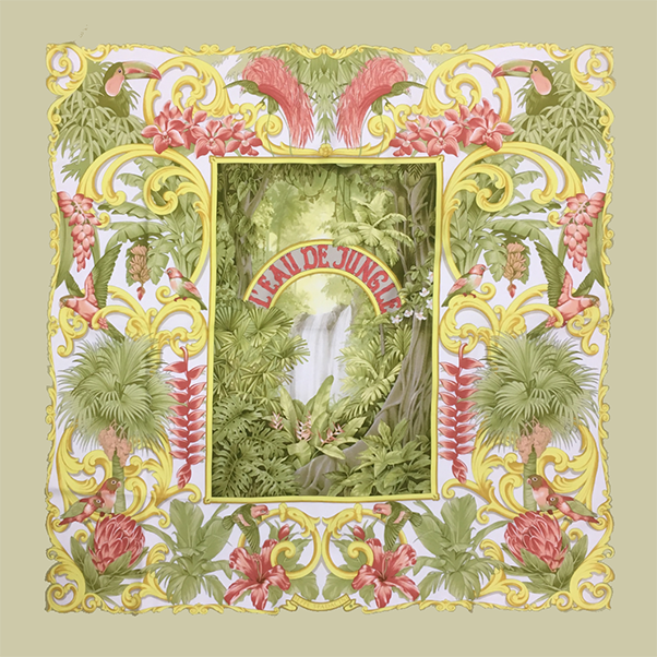 丸首カーディガン　スカーフ